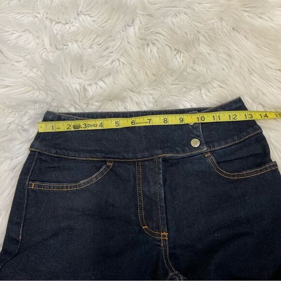 D&G Dolce & Gabbana Dark Wash Blue Denim Y2K Mid Rise Bootcut Jeans 27 - Picture 12 of 13